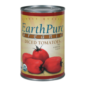 EarthPure® Organic Diced Tomatoes (No Salt Added)